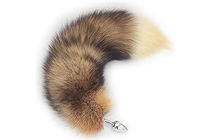Versatile Tail Stainless Steel Fox Tail Butt Plug