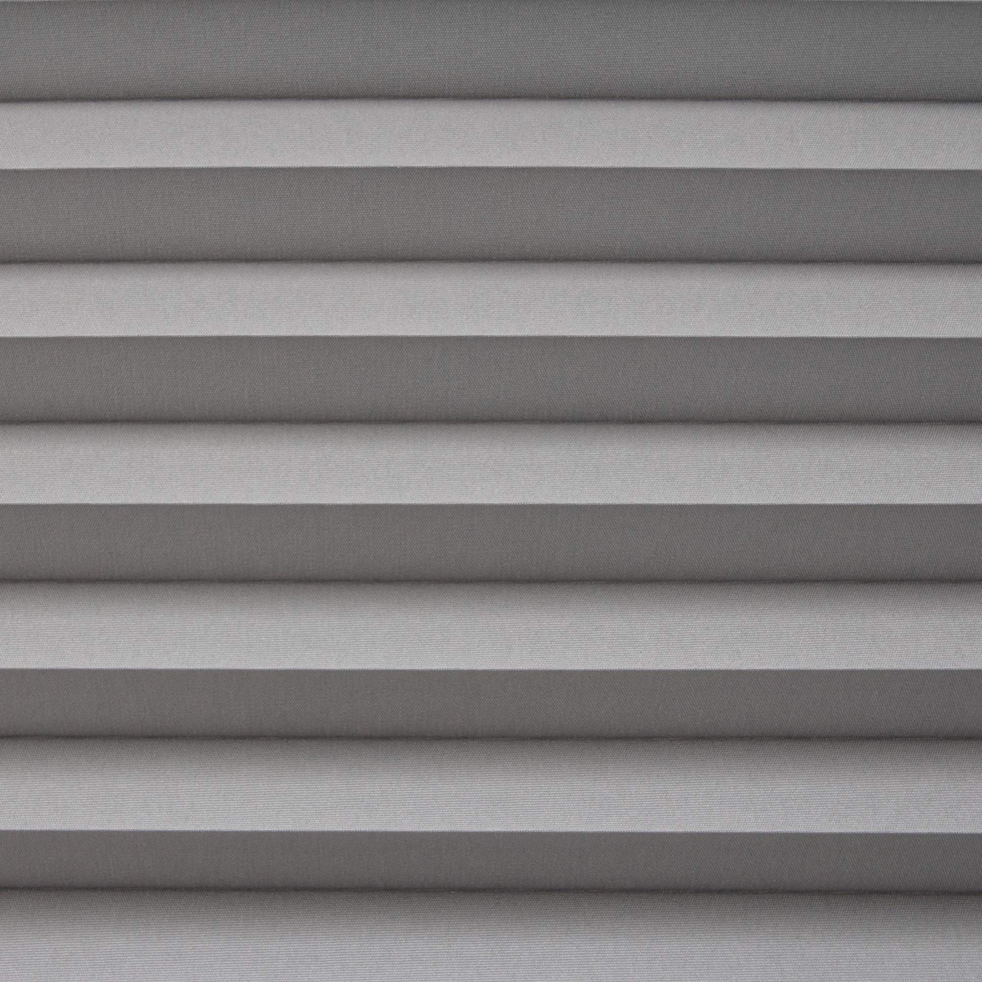 Plissee ohne Bohren Klemmfix Faltrollo Jalousie Plisseerollo Sichtschutz und Sonnenschutz Blickdicht lichtdurchlässig Rollo für Fenster & Tür Hellgrau 110x130 cm