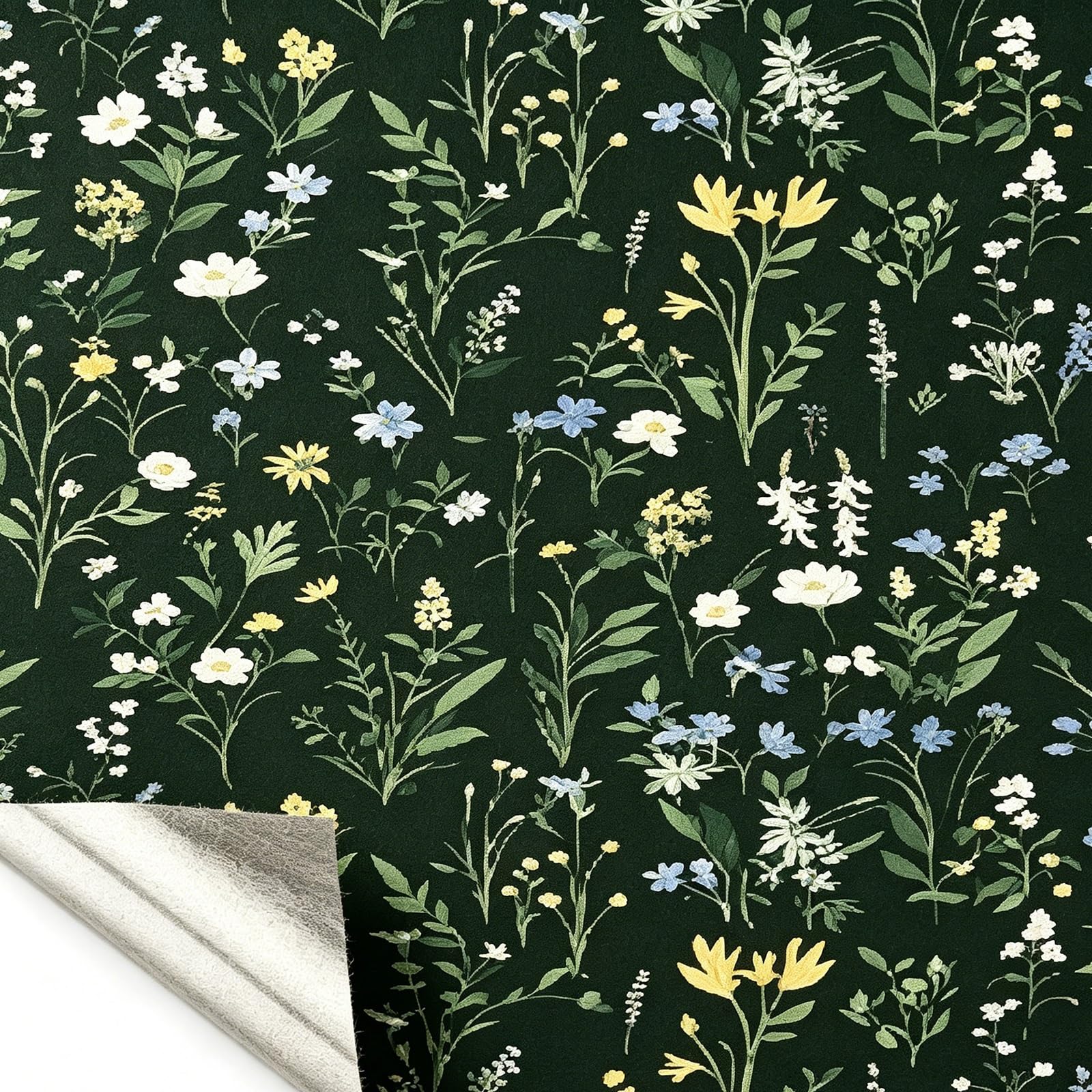 Zynqra P Floral Eel And Stick Wallpaper,Removable Self Adhesive,For Bedroom Walls(,L10m/393.7In*W44cm/17.3In)