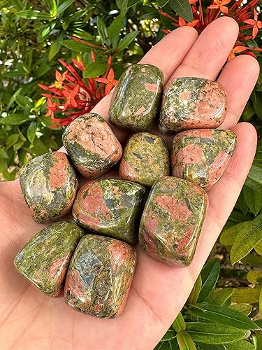 Miniatura 225 de GAF TREASURES Piedras pulidas de ojo de tigre de 1/2 libra, piedra preciosa natural pulida, cristales curativos de ojo de tigre (ojo de tigre)