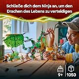 LEGO NINJAGO The Dragon of Life - Ninja Toy w/a Dragon Figure, Mini Monster Mech, 8 Minifigures and Swords - Birthday Gift for 8+ Year Old Boys & Fans - 71859 - 2