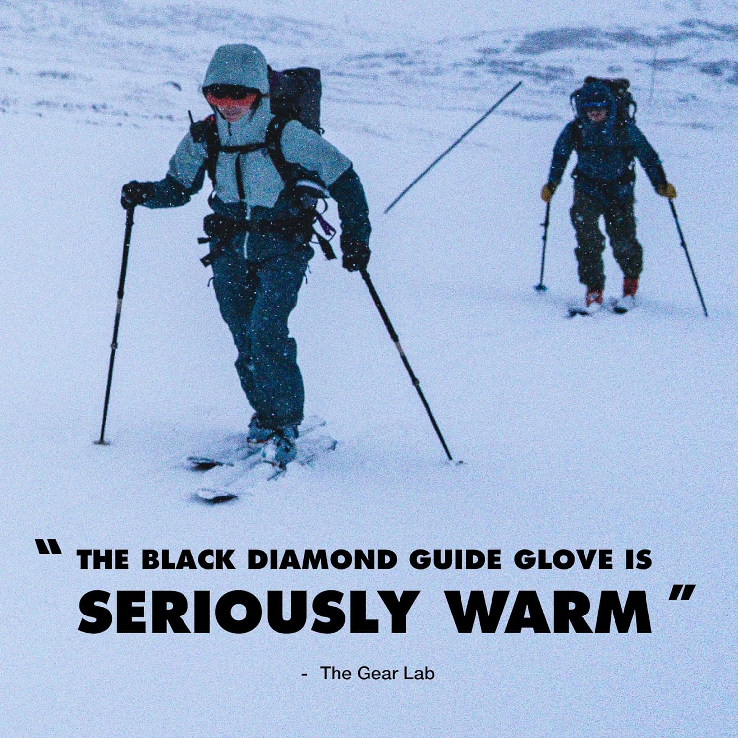 BLACK DIAMOND Men's Guide Ski/Snow Gloves | Premium Leather Shell | Waterproof & Insulated | Includes Gore-TEX Insert, Plus Warm Technology & Goat Leather Palm