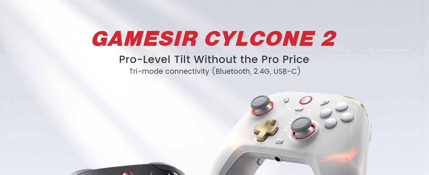 Amazon.com: GameSir Cyclone 2 Wireless PC Controller,1000Hz,TMR
