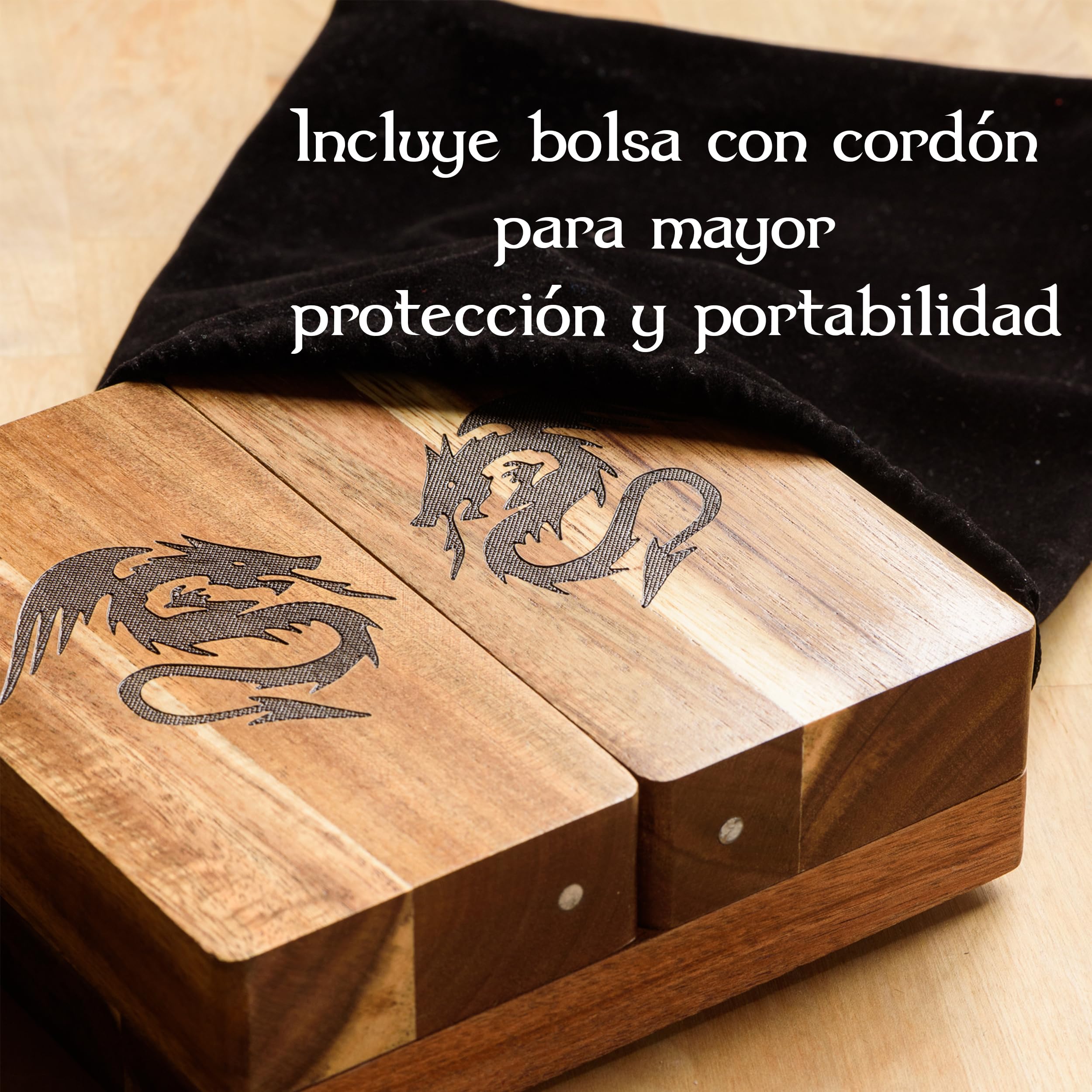 Tapeera Torre de Dados magnética de Madera con Bandeja para DND - Torre portátil con cámara de Dados, rodante para Juegos RPG y Mesa - Accesorios Mazmorras y Dragones