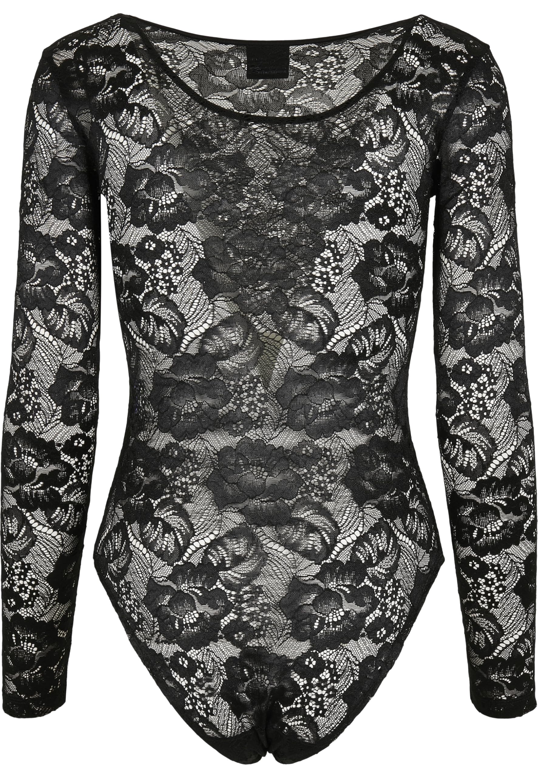 Urban Classics Kostium formujący figurę Kobiety Ladies Lace Longsleeve Body