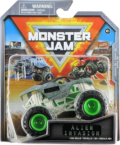 Monster Jam 2023 Spin Master 164 Diecast Truck Series 31 Steel Reveal Alien Invasion