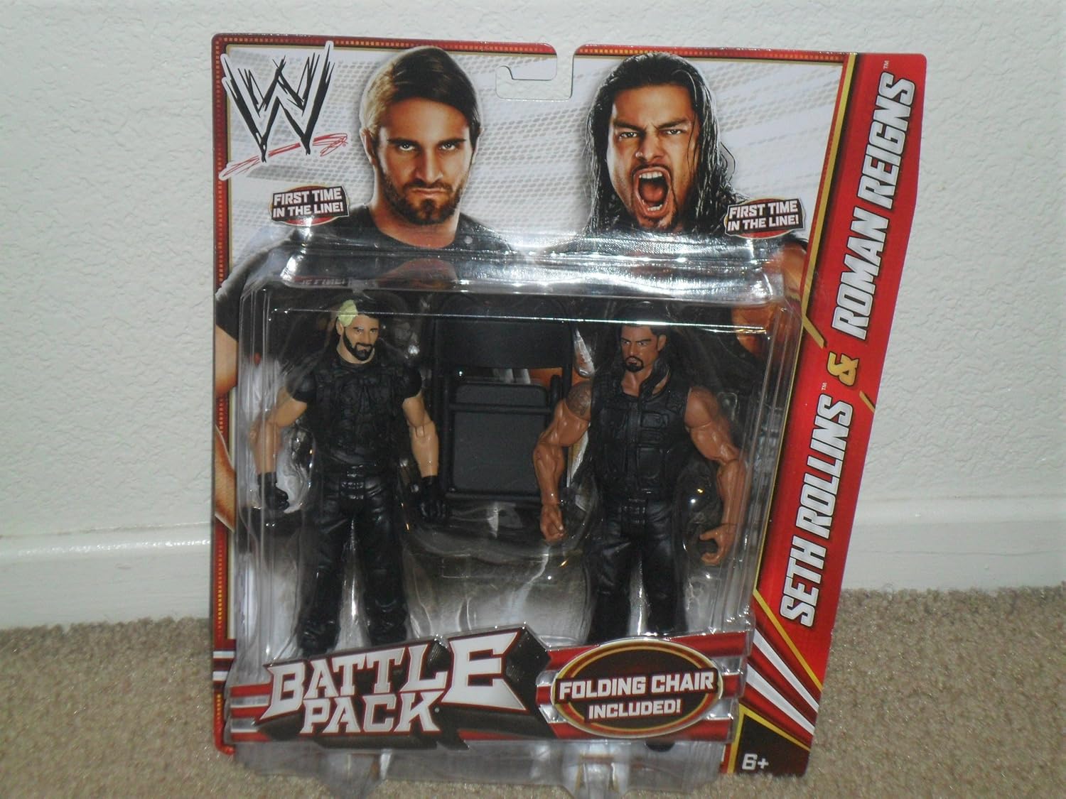 WWE Battle Pack Series #24 Reigns and Rollins Action Figure, 2-Pack