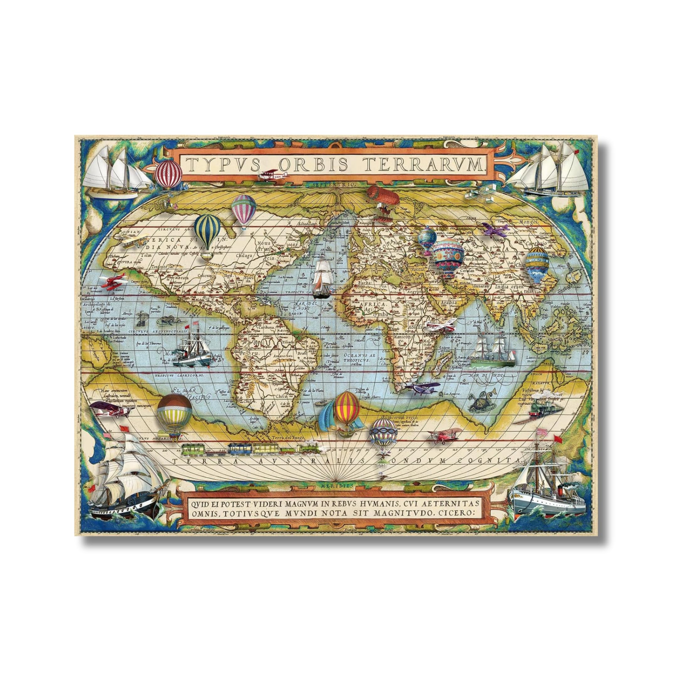 Ravensburger - Puzzle 2000 Piezas Around The World | Puzzle Adultos | Rompecabezas Adultos | para Toda La Familia | 98x75 Cm | Regalo Adulto