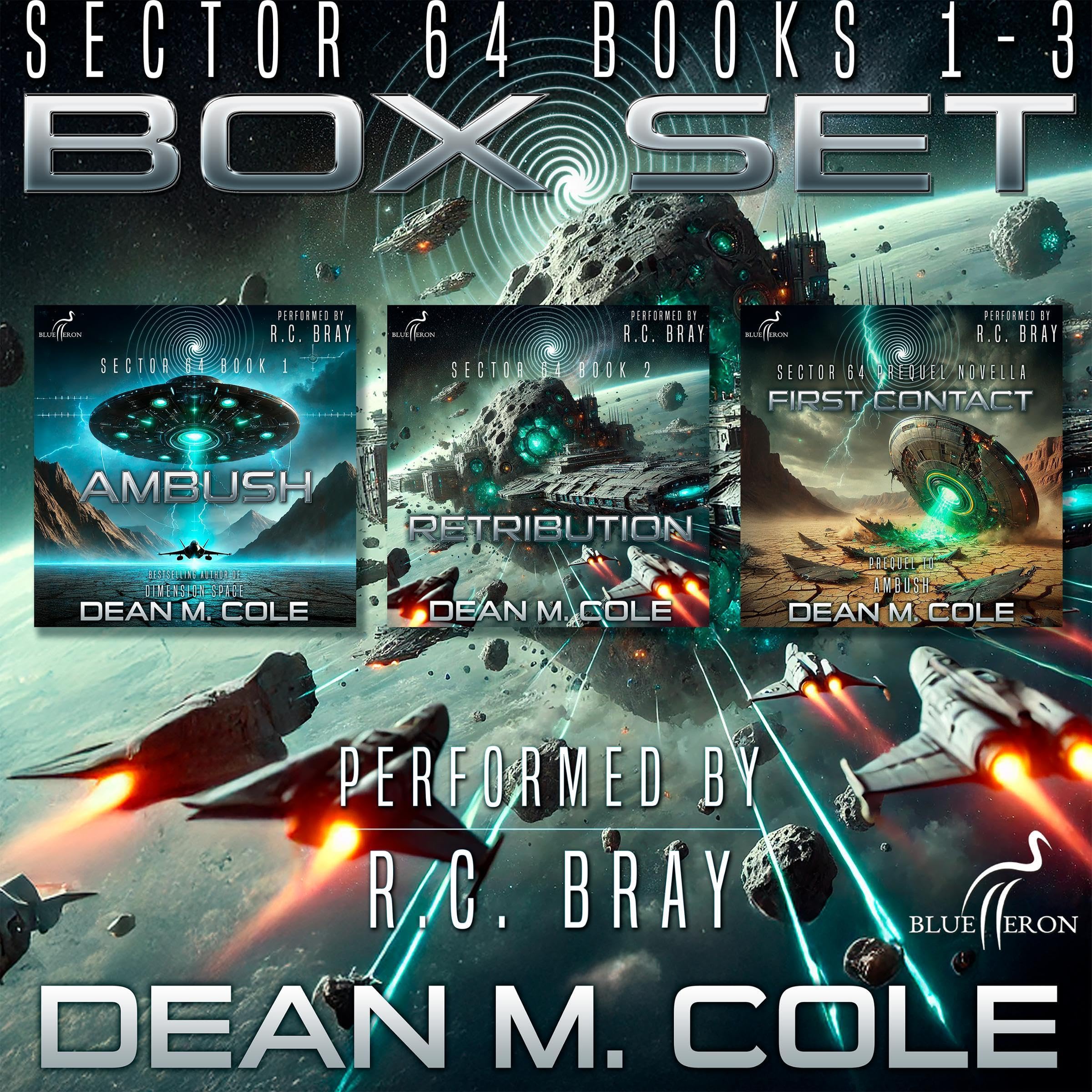 Cover art for Sector 64 Box Set: The Complete Alien Invasion Trilogy