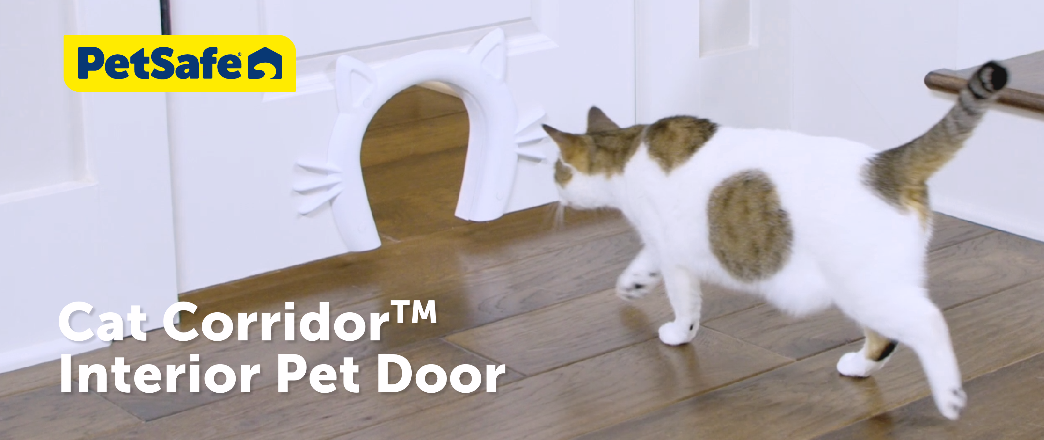 Cat Door Interior Door LIBBEPET Indoor Cat Doors, Medium Pet