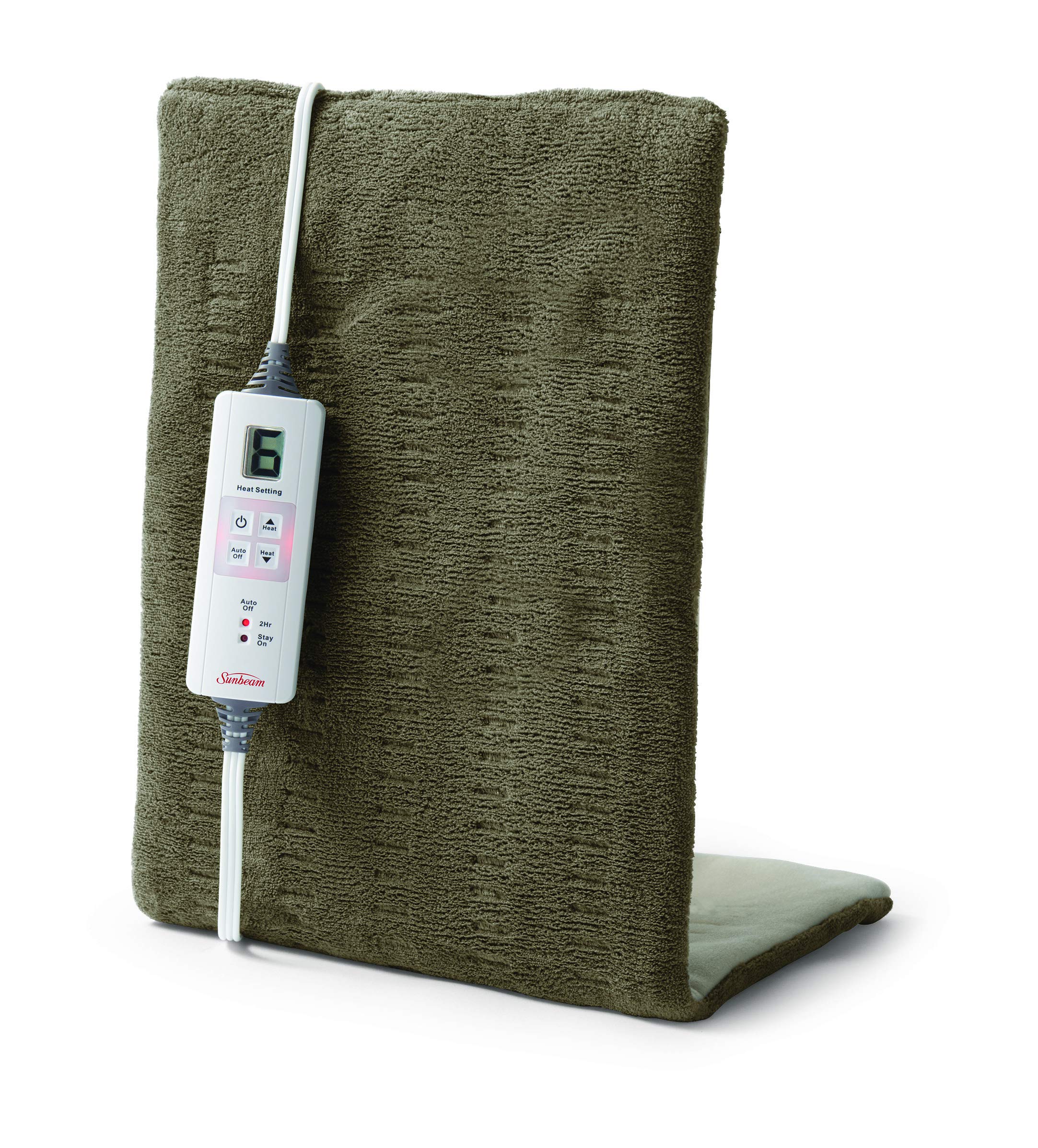 Amazon.com: Sunbeam Xpress Heat King Heating Pad, Brown : Health u0026 Household