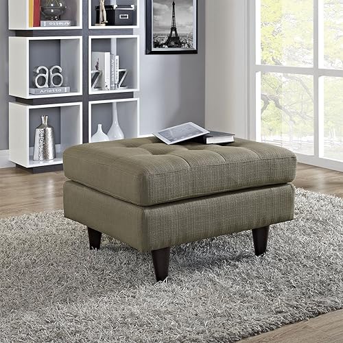 Miniatura 142 de Modway Sofá biplaza Empress en tela tapizada moderna de mediados de siglo, gris Gris,Laguna,Gris,claro,Celeste,verde azulado,Beige,Atomic Rojo