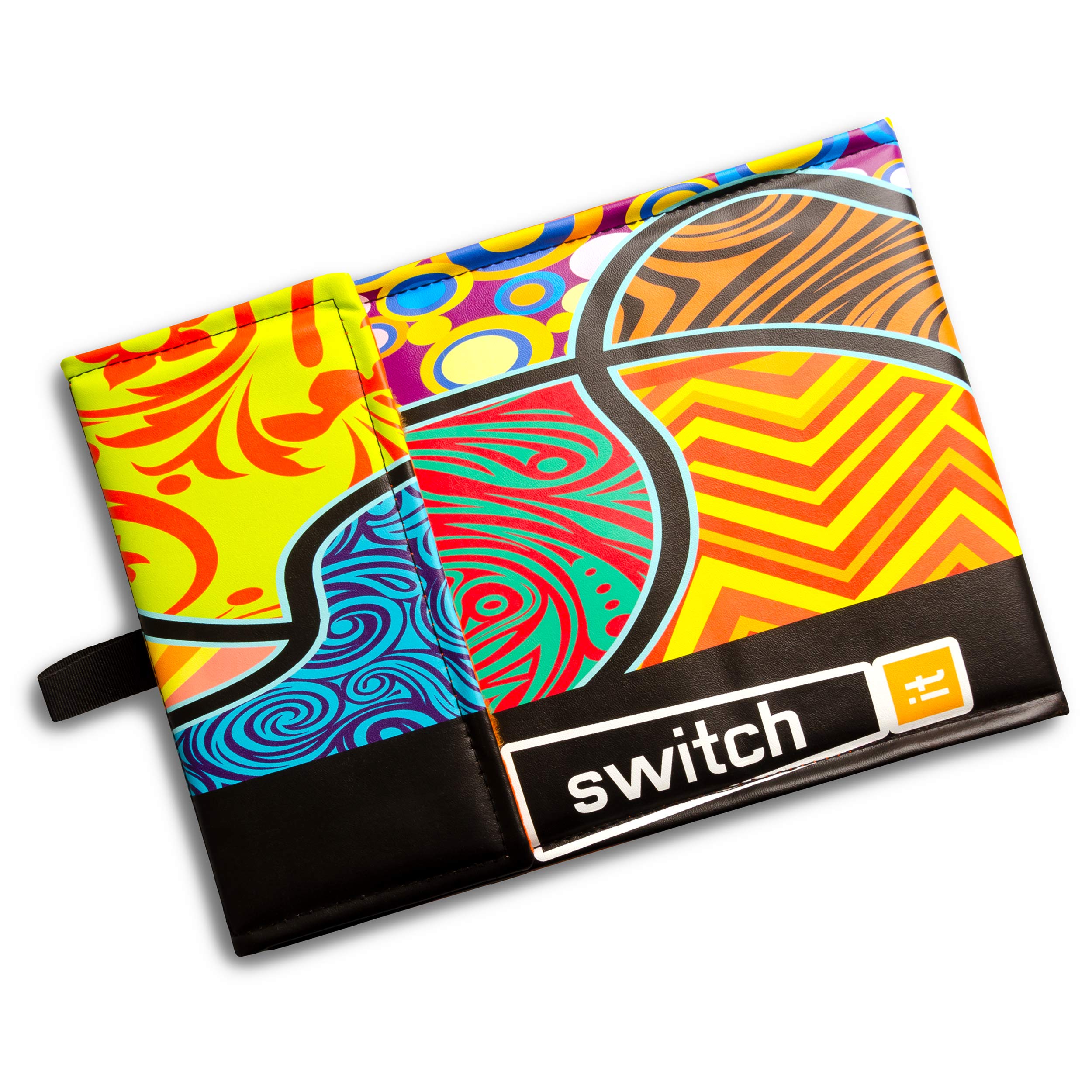 Switch it Tasche für 10 Garnituren Wechselbrillenbügel - auch geeignet für die Aufbewahrung von z.B. Stricknadeln und Häkelnadeln