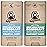 Dr. Squatch Natural Deodorant for Men - Odor-Squatching Aluminum Free - Coastal Mist & Rainforest Rapids (2.65 oz, 2-Pack)