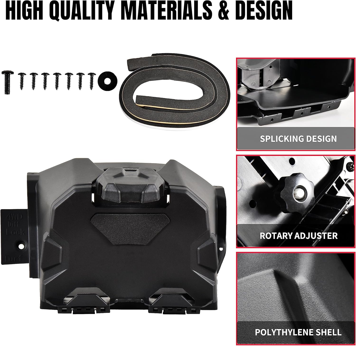 Electronic Device Tablet Mounts for Pioneer 1000 22-25, Tablet Mounts Phone GPS Holder with Extra Storage Box for Honda Pioneer 1000 2022-2025 Accessories