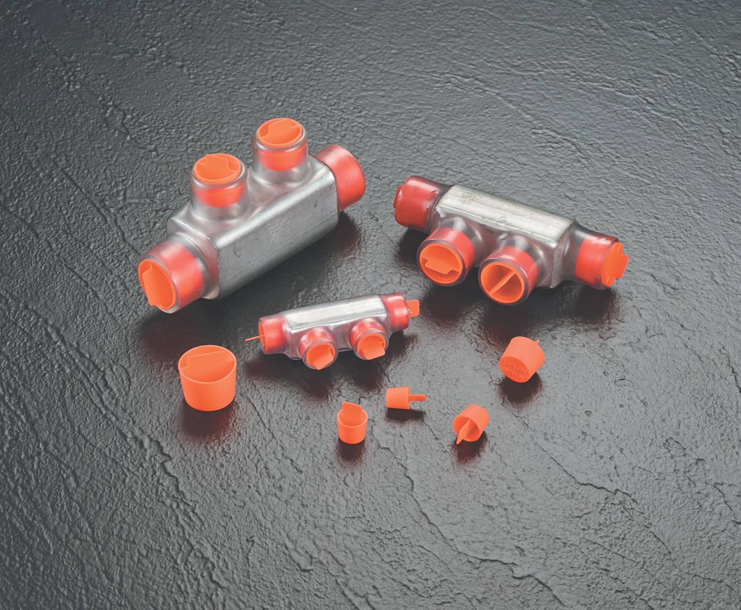 Caplugs CPT-NF-3 CPT-NF Series, Center Pull-Tab Tapered Plugs Without Flange, Hole Protection, Leak Prevention, Masking, Painting, LD-PE, Cap OD 0.41" Plug ID 0.434", Orange, Pack of 100