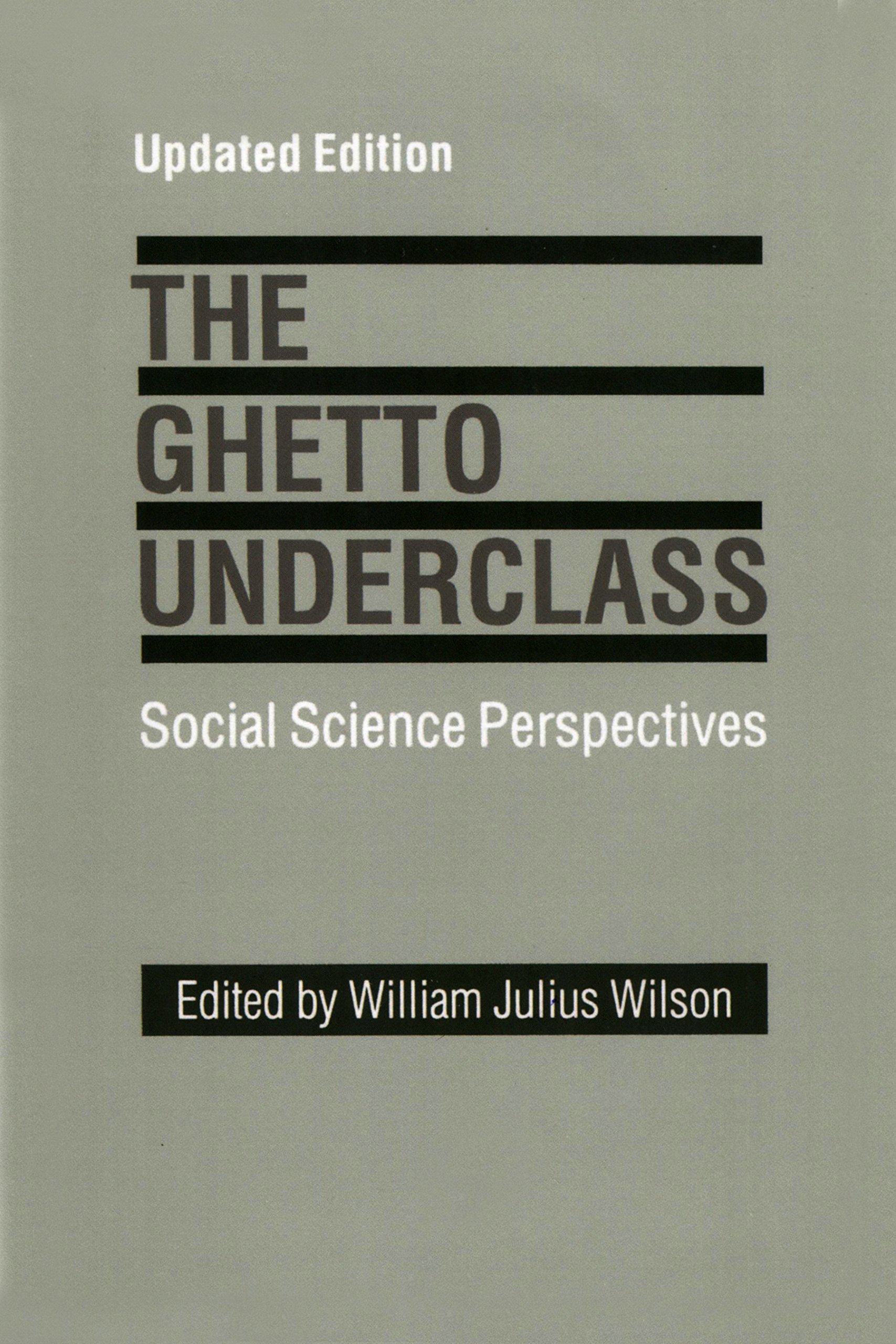 The Ghetto Underclass: Social Science Perspectives