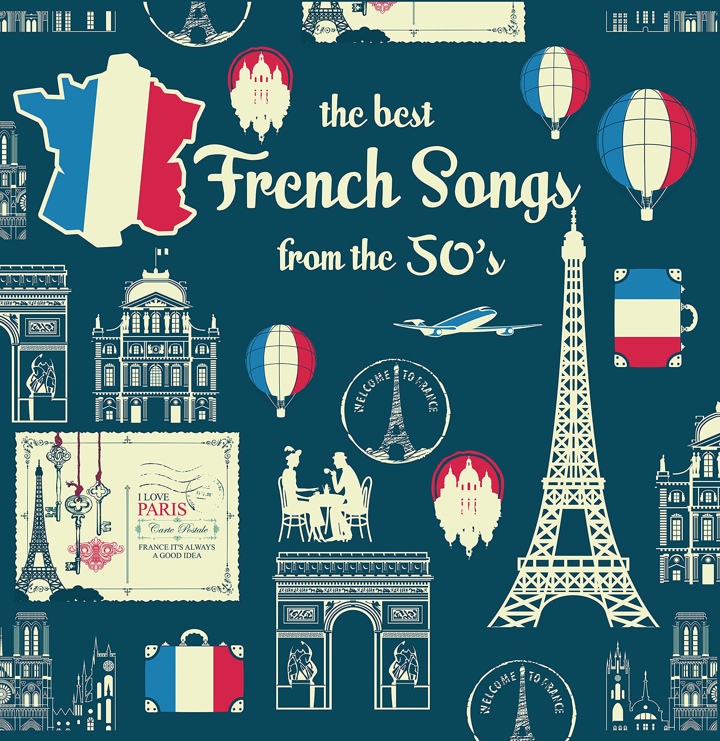 The best French Songs from the 50's Vinile - Édith Piaf , Charles Aznavour, Juliette Gréco