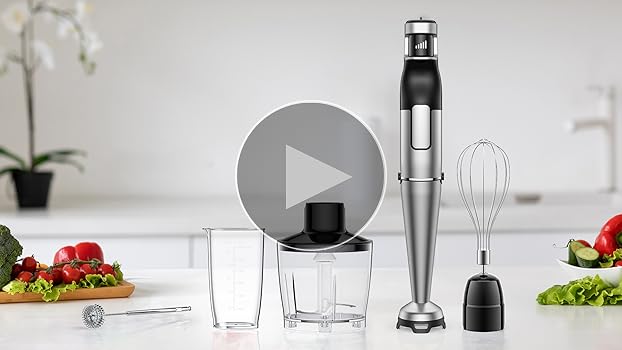 Amazon | Amouhom ブレンダー ハンドブレンダー 無段階変速 1台7
