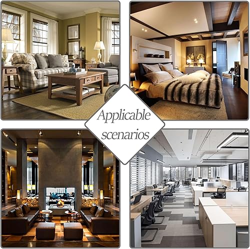 Miniatura 7 de Tira de transición de piso, tira de umbral de transición de piso de aluminio, adecuada para altura de umbral de menos de 1.5 pulgadas, rampas de