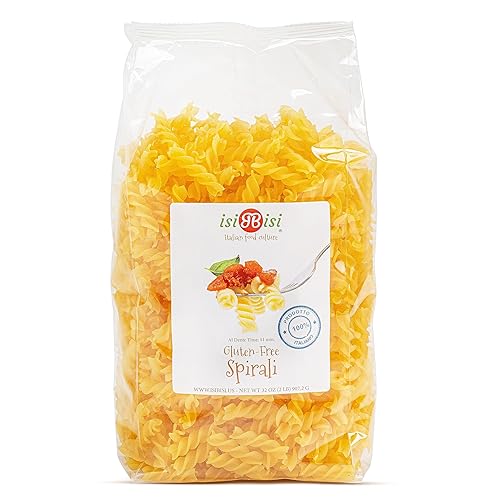Miniatura 15 de isiBisi Pasta Rigatoni sin gluten, 2 libras - Fideos artesanales de maíz y arroz - Vegana, sin OMG, fabricada en Italia