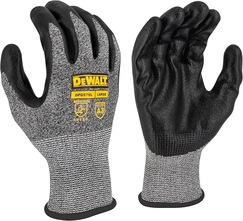 DEWALT DPG575 Work Gloves A3 Cut Resistant Glove for Outdoor Work, M
