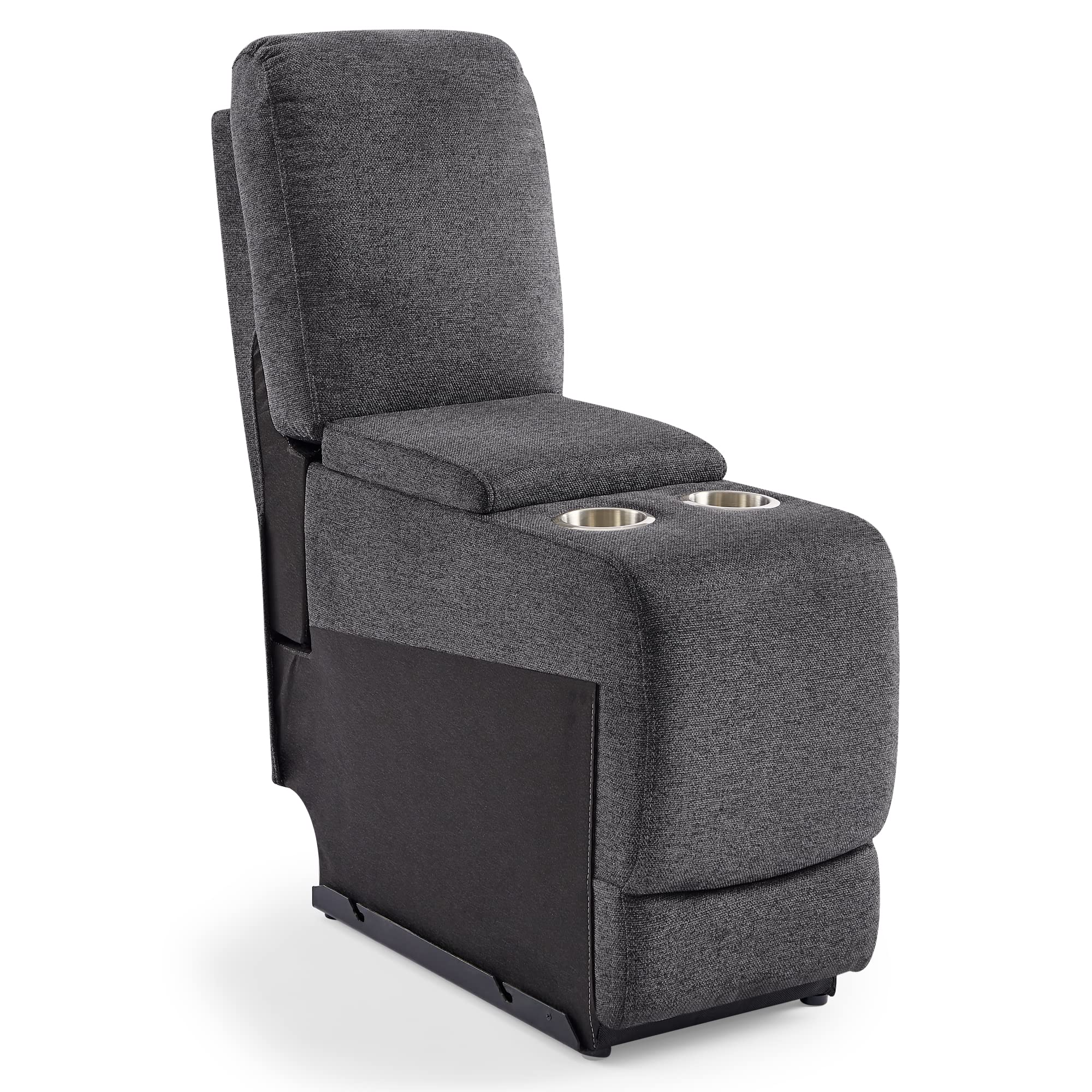 Module Sofa - K08 Armrest, Storage Cabinet, Cup Holder (Charcoal)