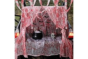 Eerie Trunk Treat Gateway for SUVs: Halloween Trunk Decorations That Send Chills