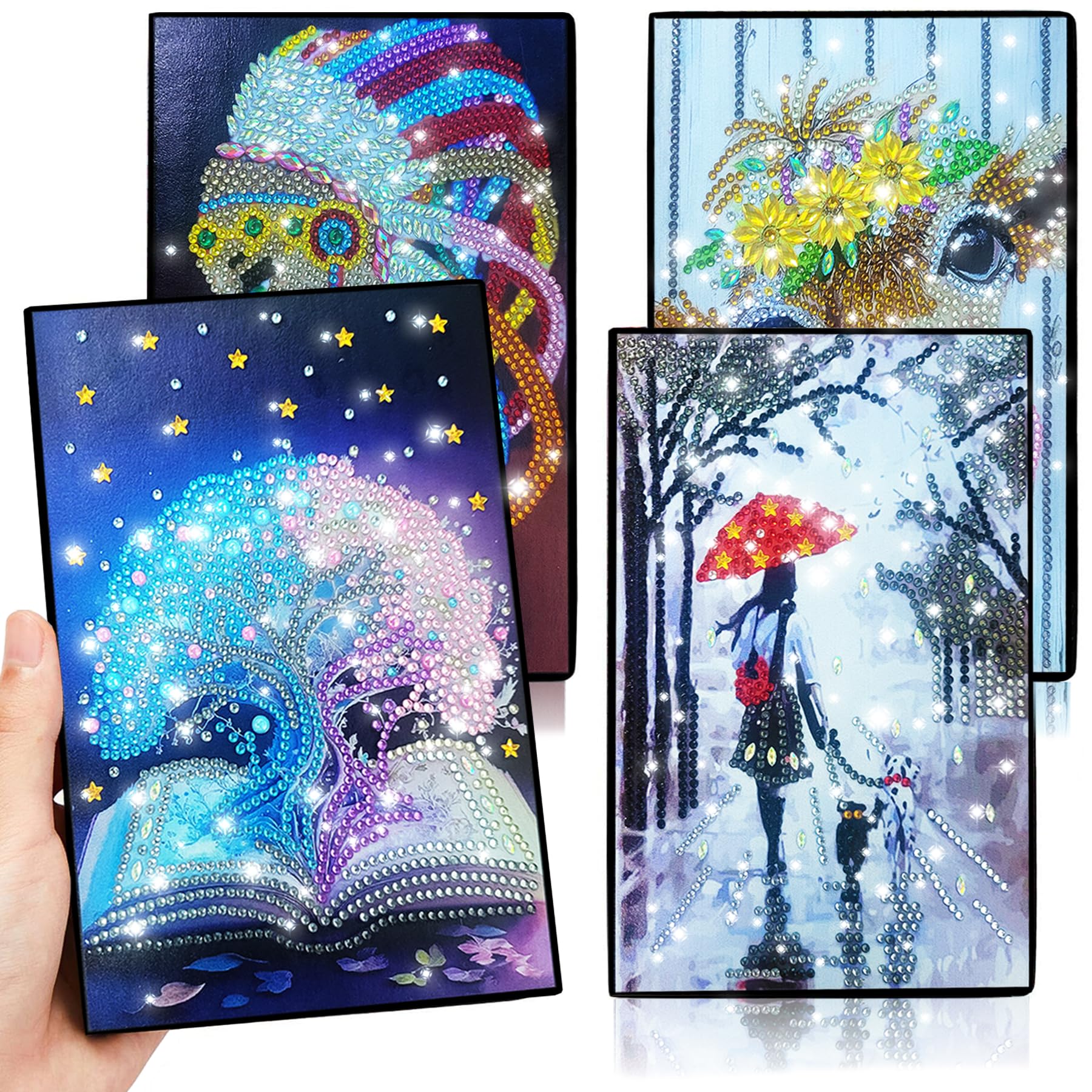 Amazon.com: Josongslax Diamond Art Kits for Teens, 4 Pack 5D Gem