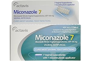 Miconazole 7 Day Vaginal Suppositories 100 mg - 7 ea