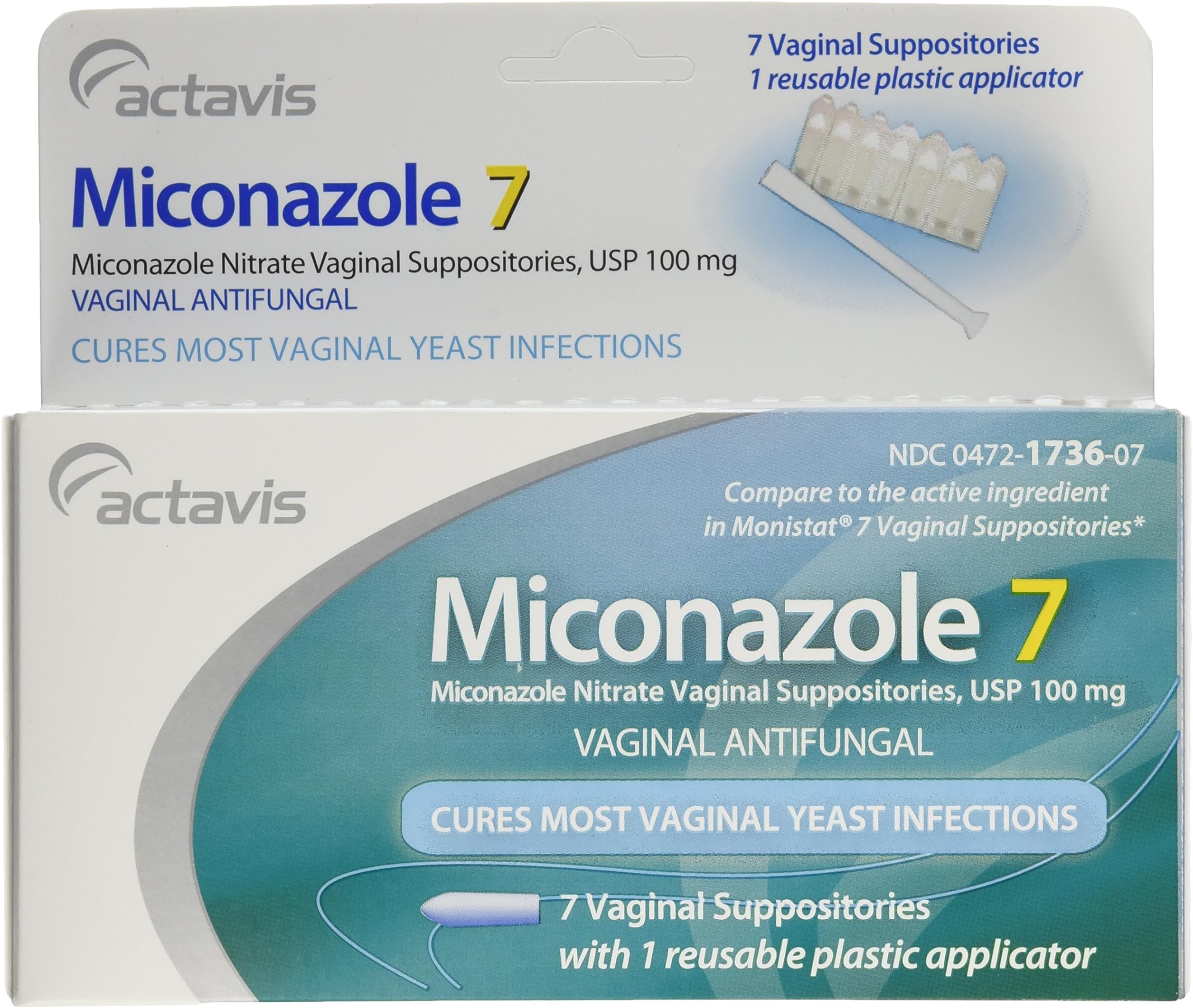 Miconazole 7 Day Vaginal Suppositories 100 mg - 7 ea