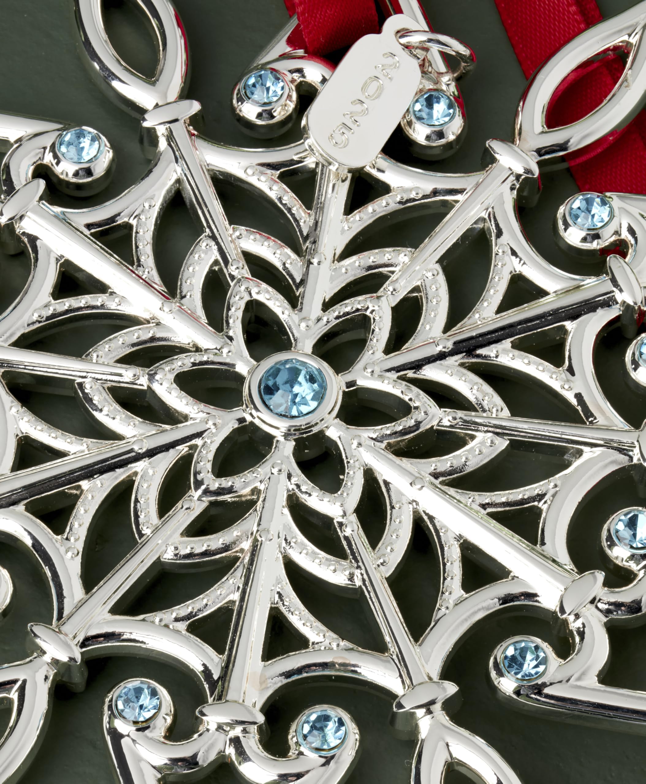 Amazon.com: Lenox Ornament, 2025 Snow Majesty Silverplate Ornament
