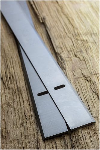 Miniatura 5 de Cuchillas de cepilladora ranuradas HSS de 8 pulgadas compatibles con Draper 09543 (paquete de 2)