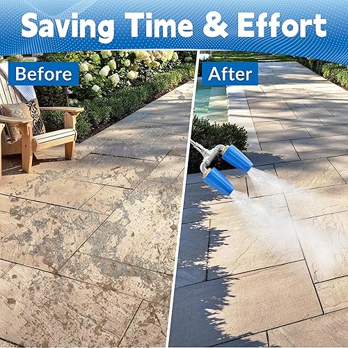 Miniatura 9 de Puntas de lavadora a presión, puntas de boquilla blancas de 40, boquilla de lavado a presión, paquete de 7, conector rápido de 14 pulgada, 4000 PSI,