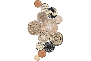 Masterful Rattan Wall Decor Set for Bohemian Delights