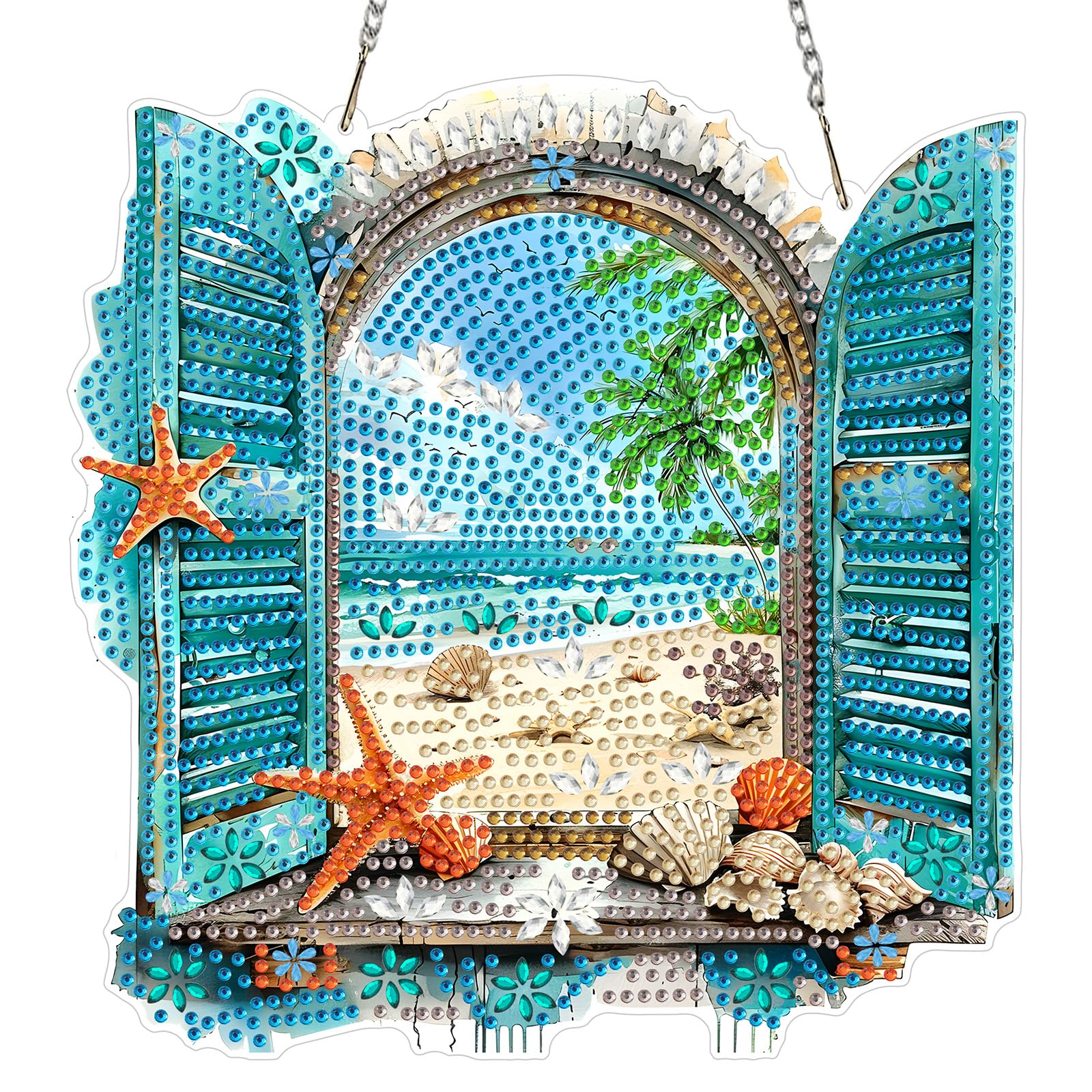 DIY Diamond Painting Kit - Colorful Bird Art -9