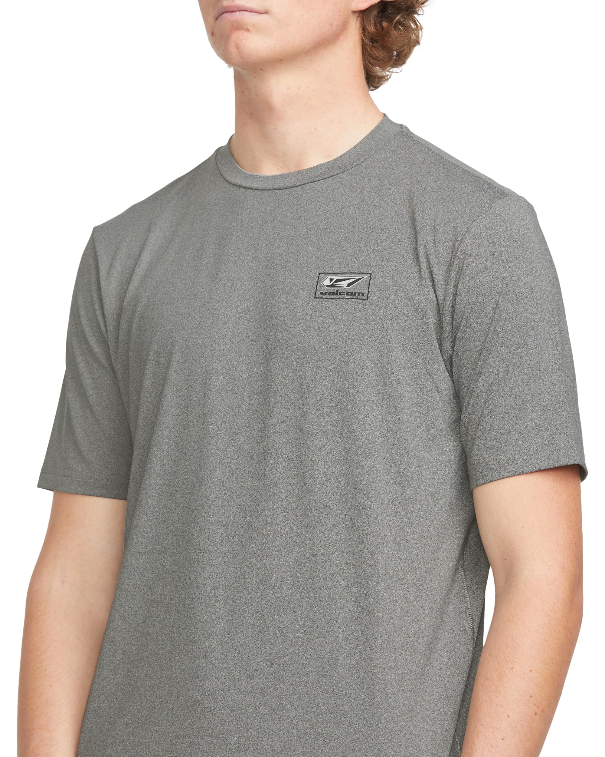 Volcom Stone Stamp - Camiseta de Manga Corta con Protección UPF 50+ Camisa de protección de Sarpullido Hombre