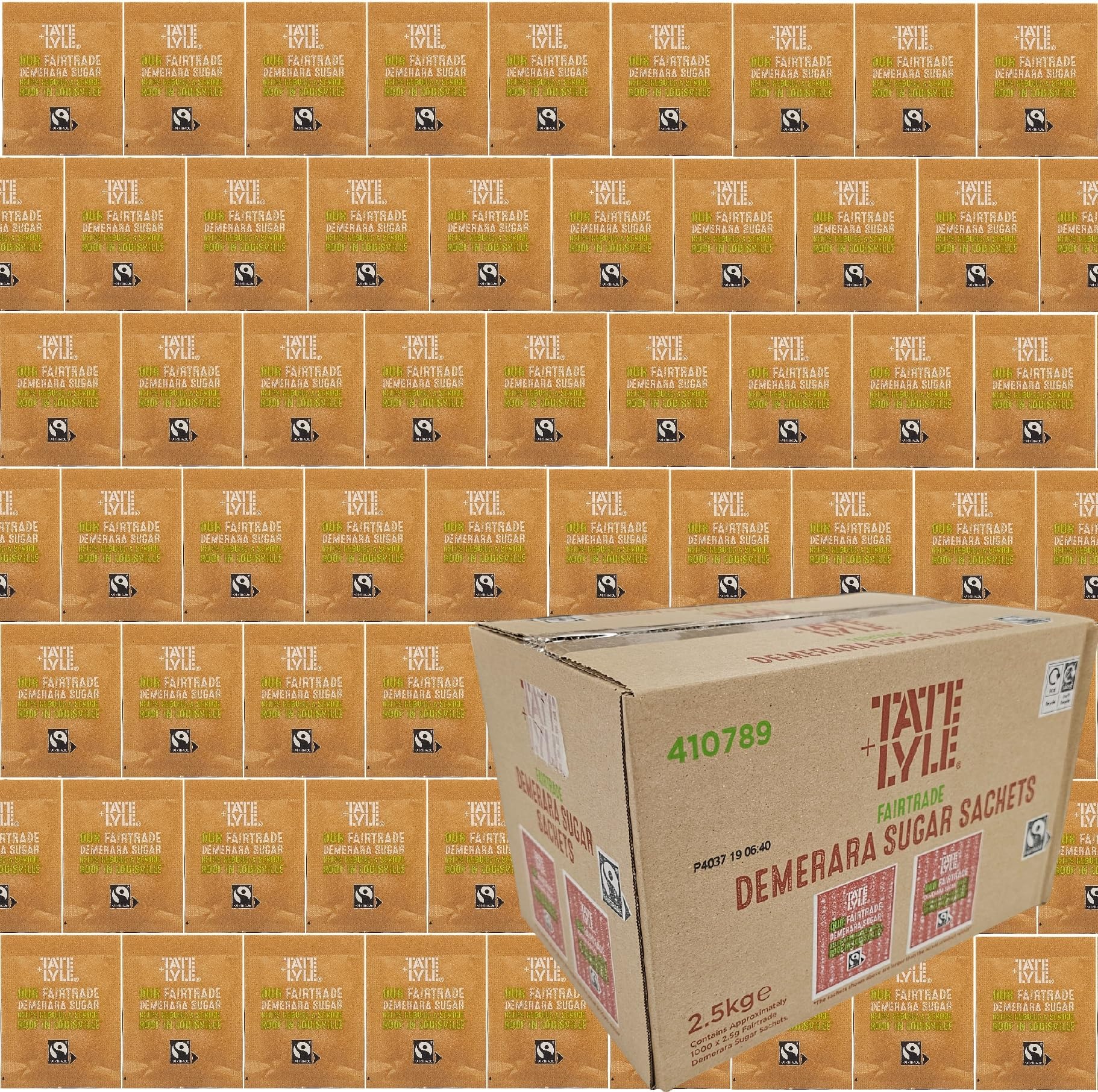 Brakes Fairtrade Brown Sugar (Pack of 1000)
