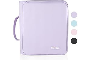 SUNEE 2-Inch Zipper Binder Bag: The Organizer for Success