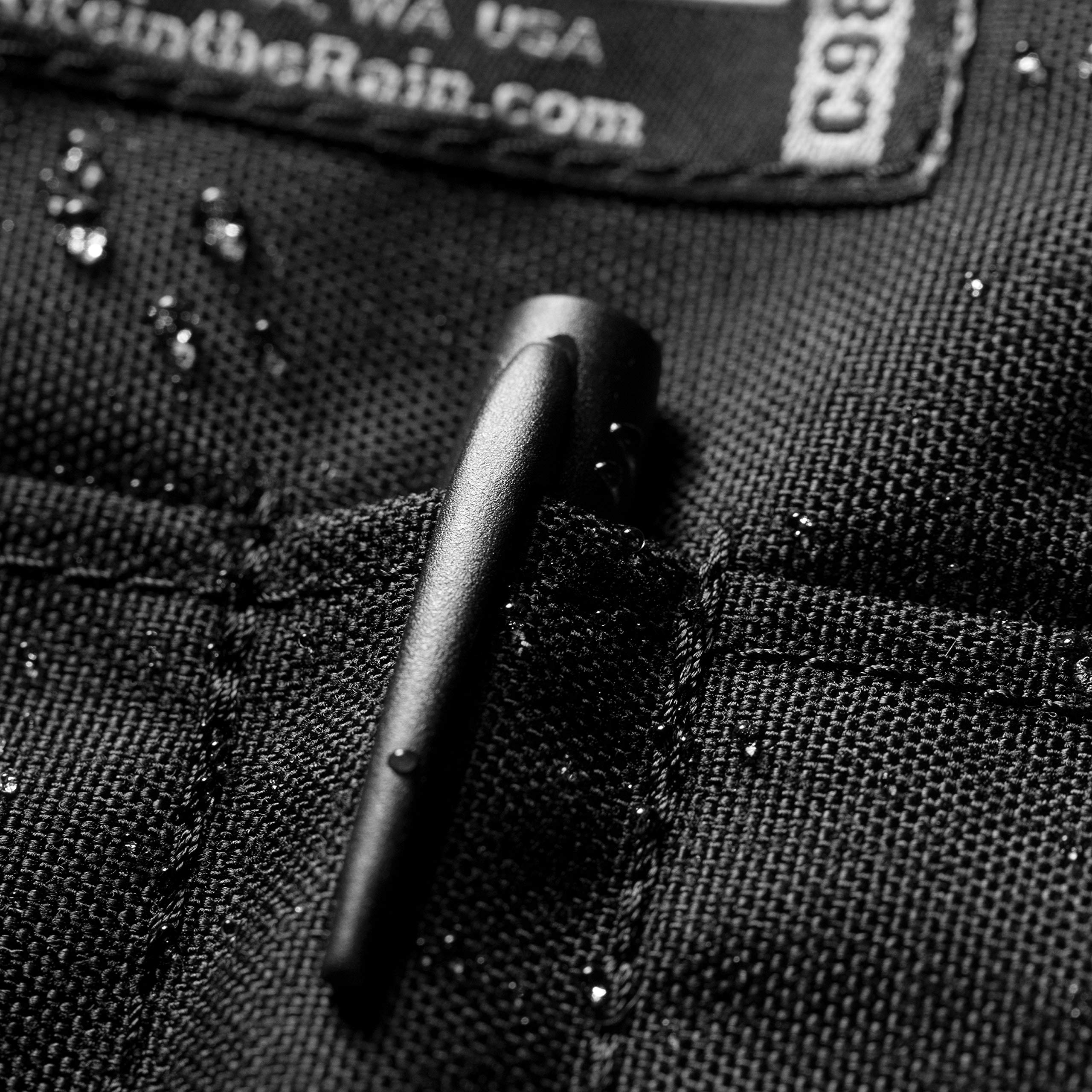 Rite in the Rain, Funda para cuaderno de tela Cordura resistente a cualquier clima, 14 x 22 cm, cubierta negra, N.º C980B)