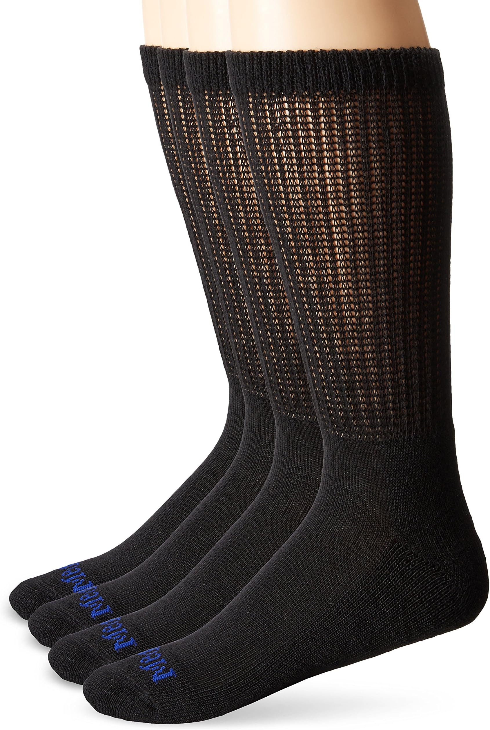 MediPEDS Men's 4 Pack Diabetic Crew Socks