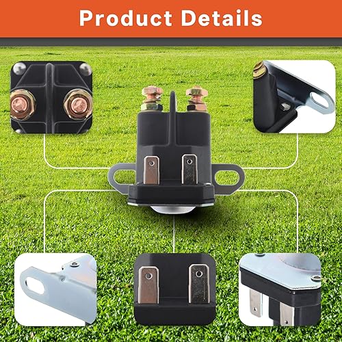 Miniatura 3 de labwork Reemplazo del solenoide de arranque de 12V para Cub Cadet 725-04439 LTX1045 LTX1046 LT1042 LT1045 LT1040