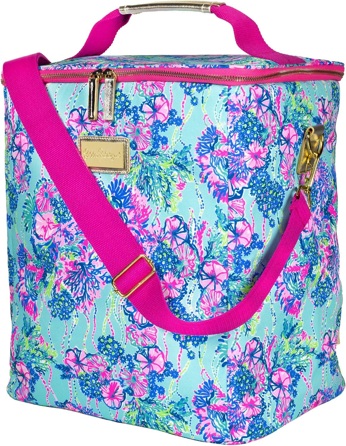 Lilly Pulitzer Insulated Wine Carrier Soft Cooler with