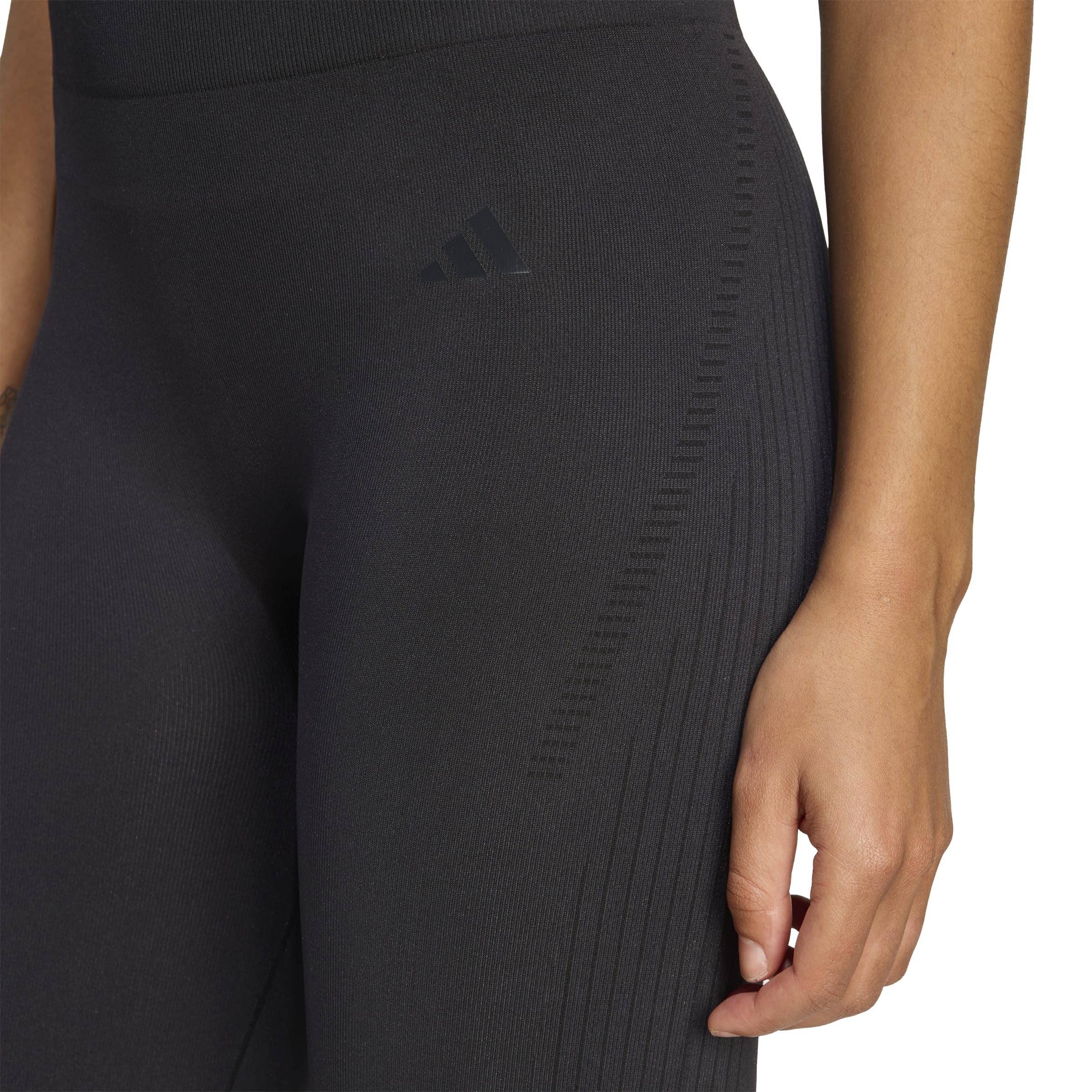 adidas Workout Essentials Knit Full Length Leggings - Rajstopy Kobiety