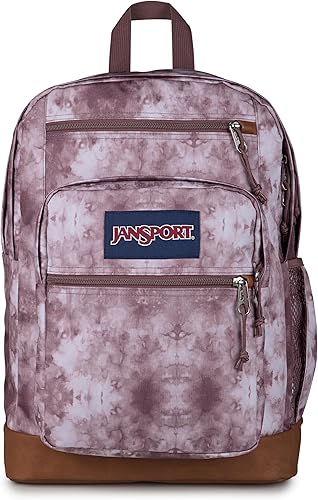 Miniatura 37 de JanSport Mochila genial con funda para laptop de 15 pulgadas, mochila grande para computadora con 2 compartimentos, correas ergonómicas, Coconut,
