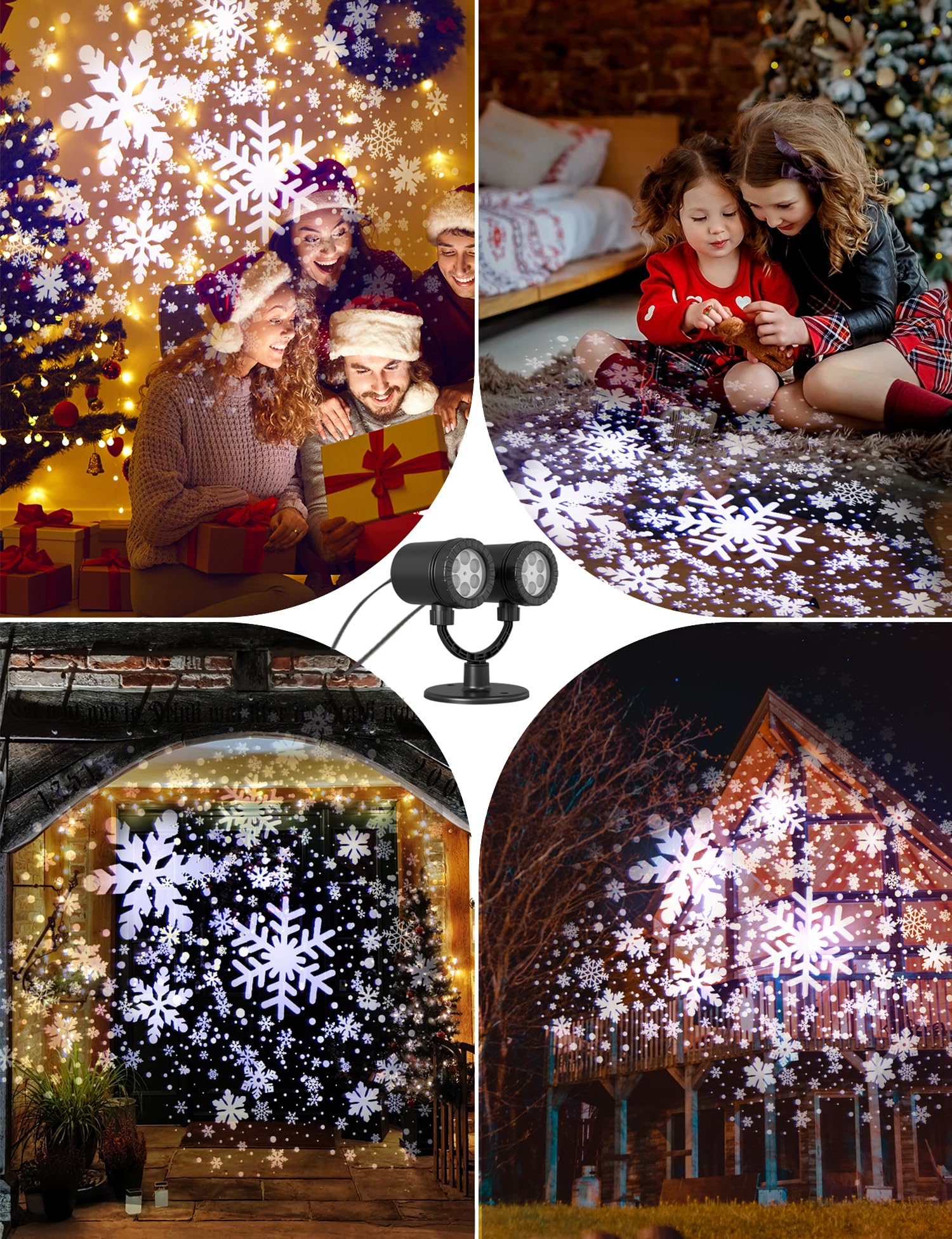 Amazon.co.jp: クリスマス ダブルヘッド スノーフレーク