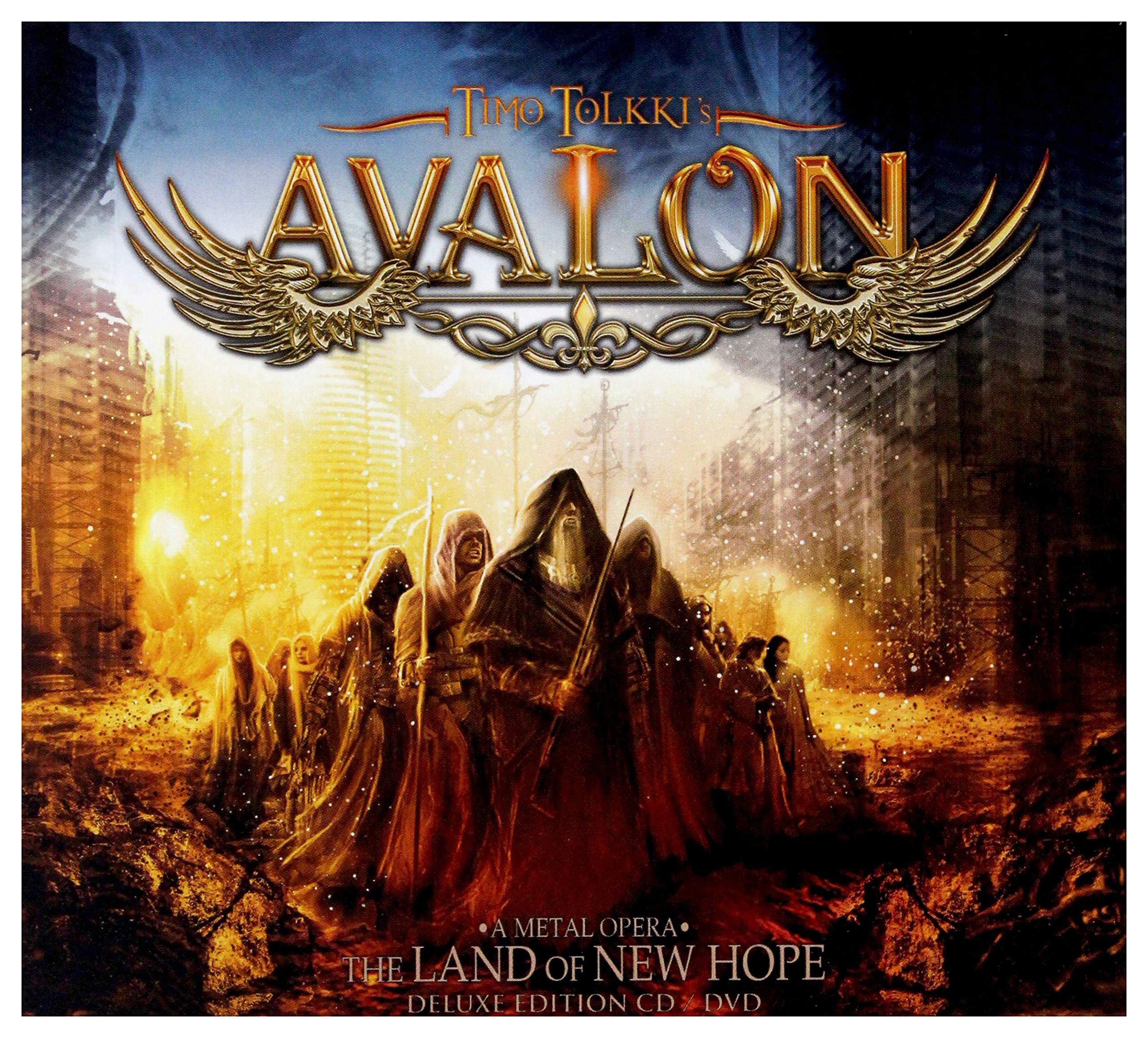 TIMO TOLKKIS AVALON THELAND OF NEW HOPE,  DELUXE EDITION CD + DVD,  NEW & SEALED
