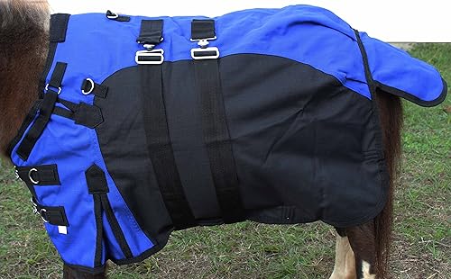 Miniatura 3 de 1200D Miniatura Weanling Donkey Pony Horse Foal Winter Turnout Impermeable Transpirable Manta Rosa 51975