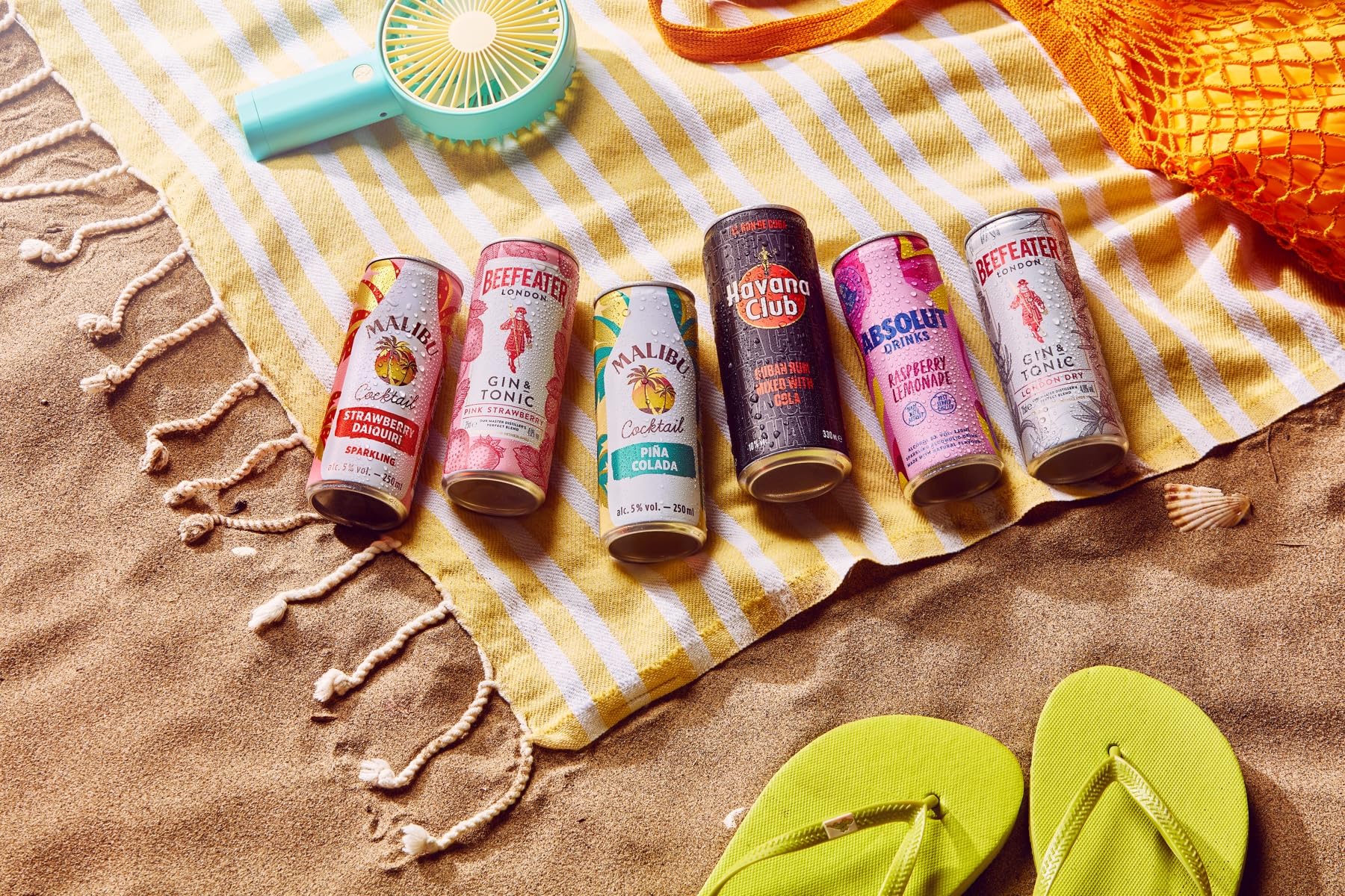 Malibú Piña Colada REDI Cóctel 12 unidades - 250 ml