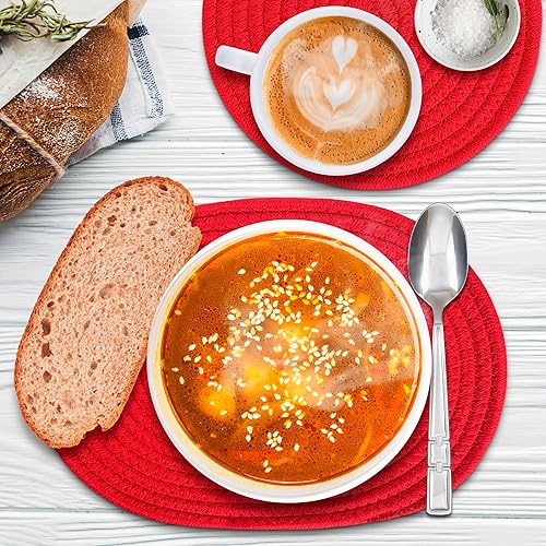 Miniatura 6 de 3 salvamanteles para ollas calientes y sartenes para cuarzo, salvamanteles rojos para ollas calientes para sartenes calientes, decoración de cocina,